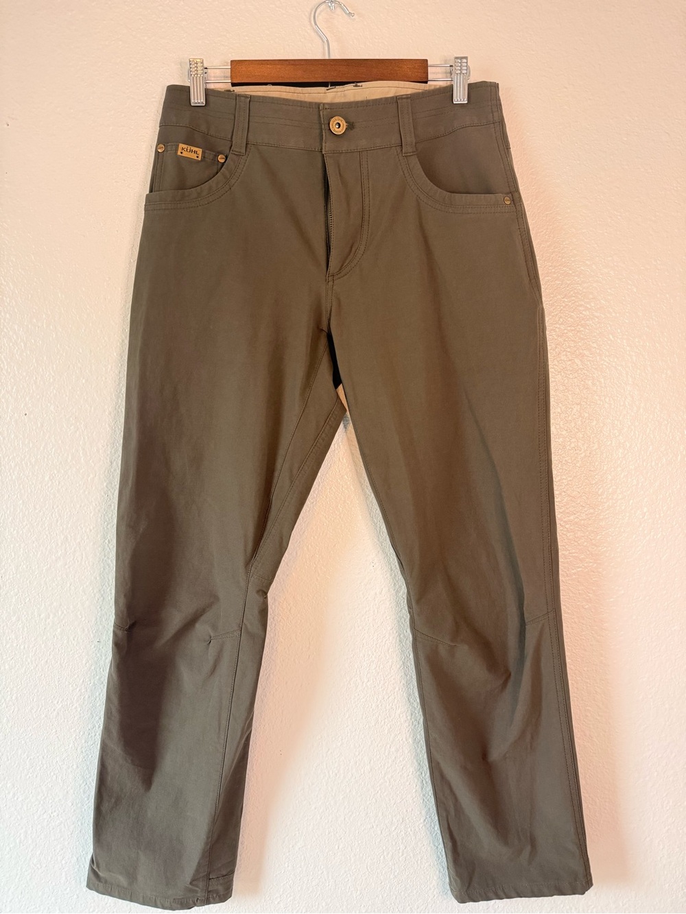 KÜHL Men’s Brown Performance Hiking Pants 31x30 Outdoor Trail Stretch